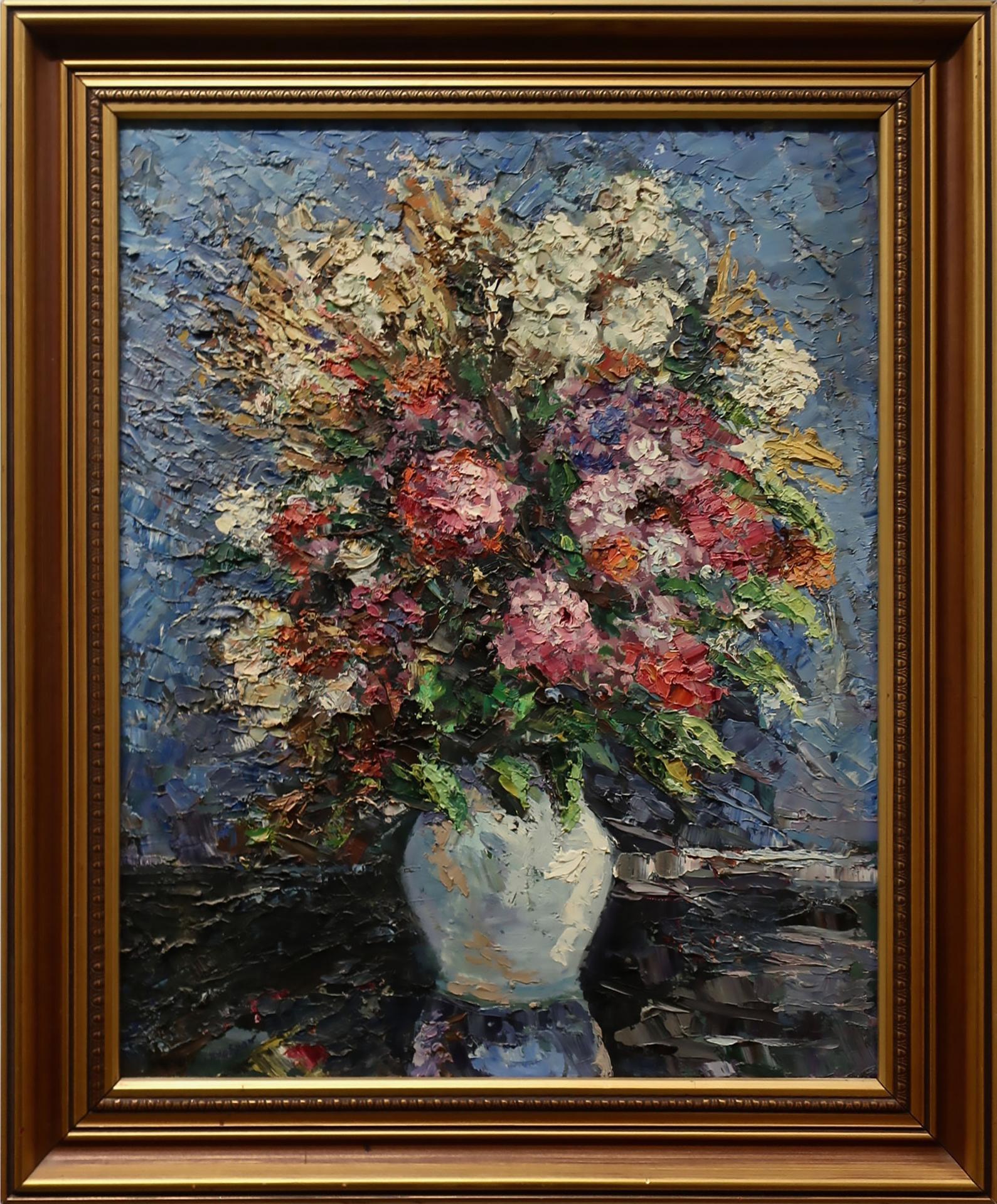 Meyer Ryshpan (1898) - Still Life With Lilacs