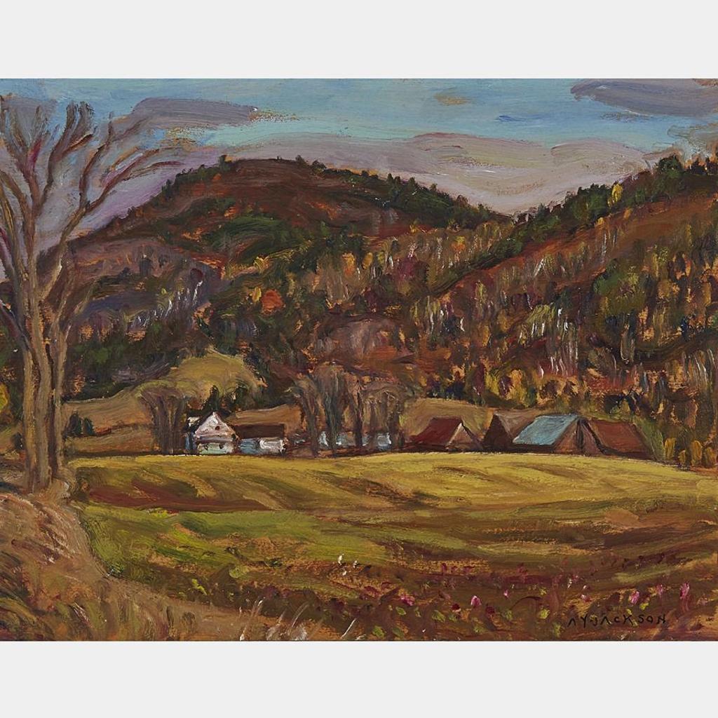 Alexander Young (A. Y.) Jackson (1882-1974) - Farm At Notre Dame De La Salette, Que