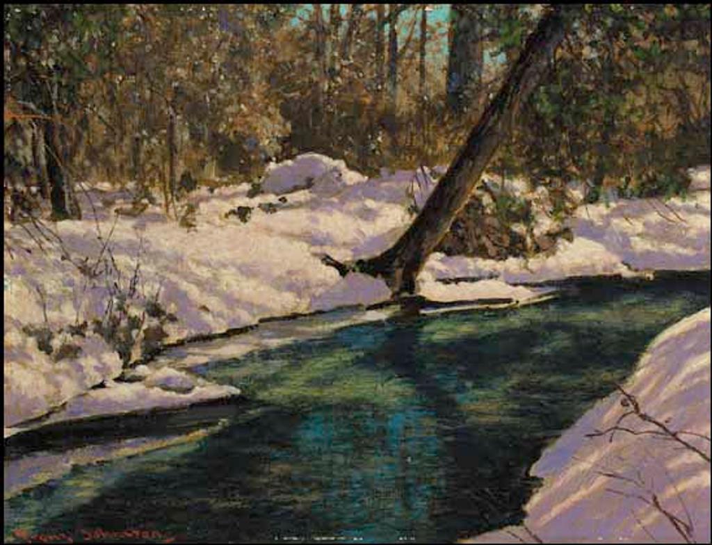 Frank (Franz) Hans Johnston (1888-1949) - A Woodland Pool