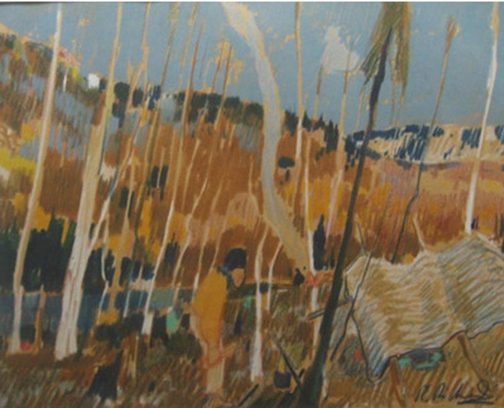 Rene Richards (1895-1982) - Autumn In The Woods
