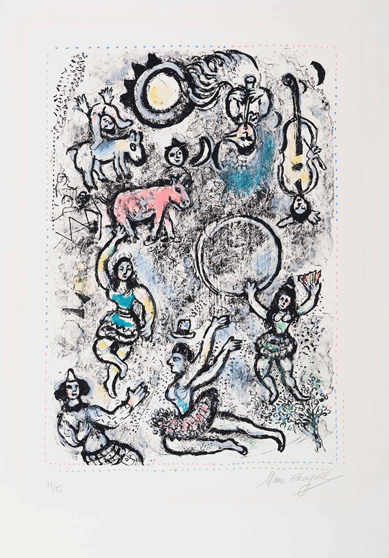 Marc Chagall (1887-1985) - The Tumblers