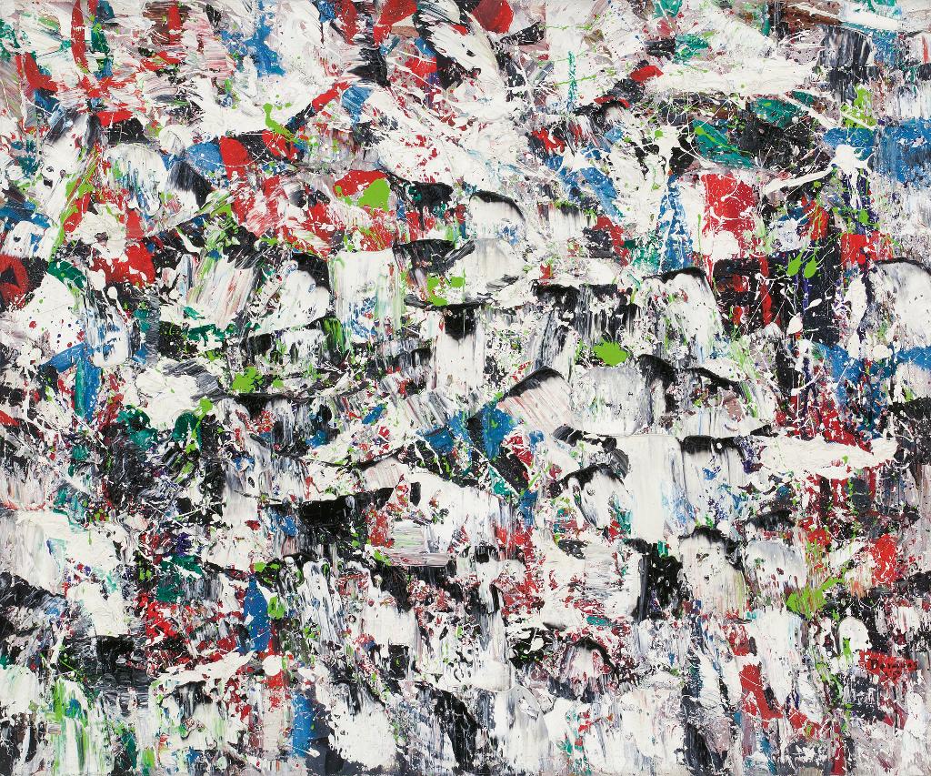 Paul-Émile Borduas (1905-1960) - Froissement Multicolore