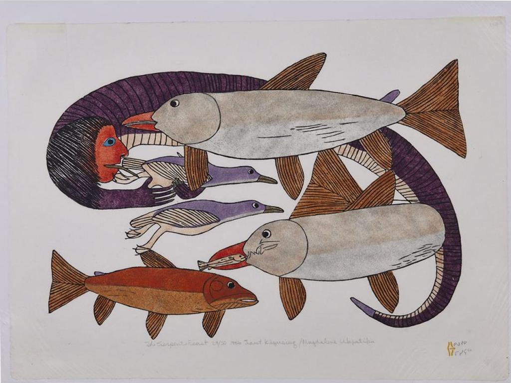 Janet Kigusiuq (1926-2005) - The Serpents Feast