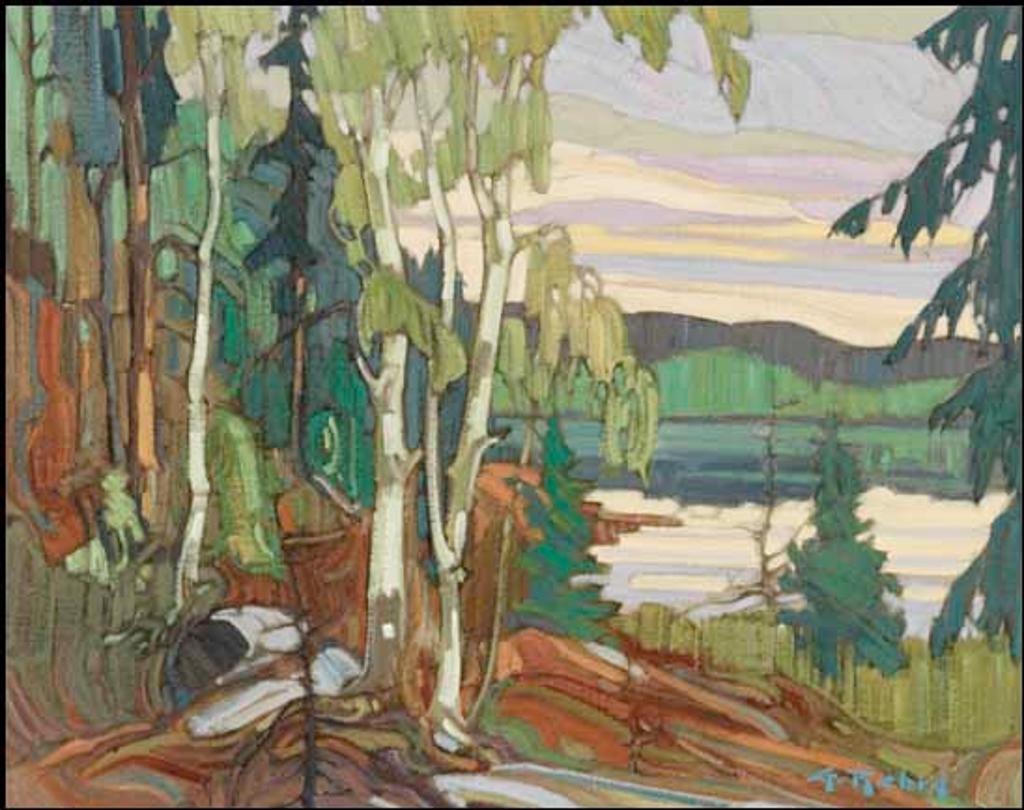 Gaston Rebry (1933-2007) - Paysage en Forest