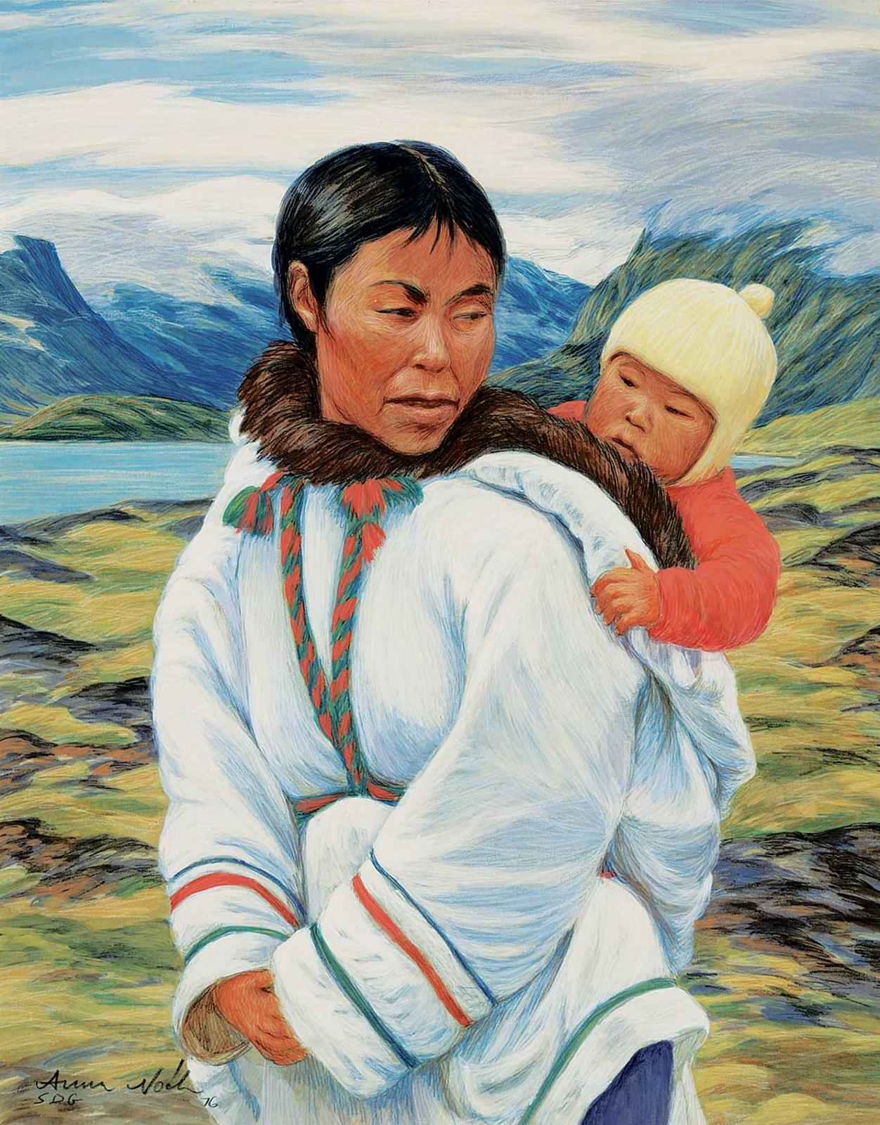 Anna T. Noeh (1926-2016) - Mother and Child