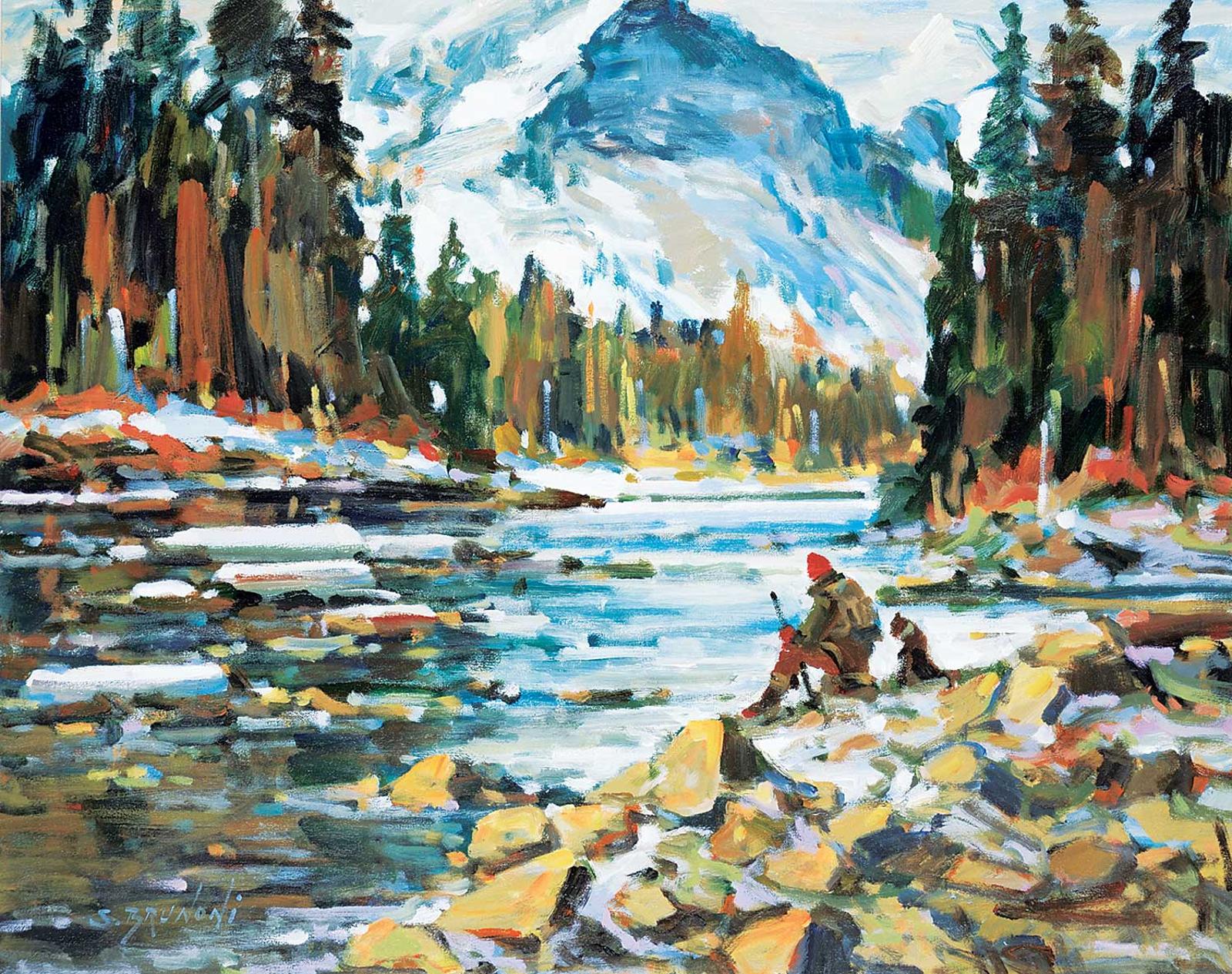 Serge Brunoni (1938-2020) - Untitled - Contemplation in the Mountains