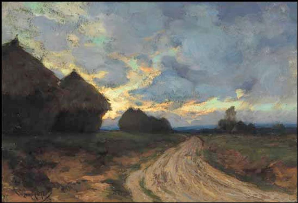 Marc-Aurèle de Foy Suzor-Coté (1869-1937) - Vieille route de Rambouillet, soir