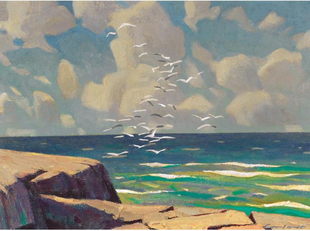 Charles Fraser Comfort (1900-1994) - Surf, Paradise Island, Georgian Bay