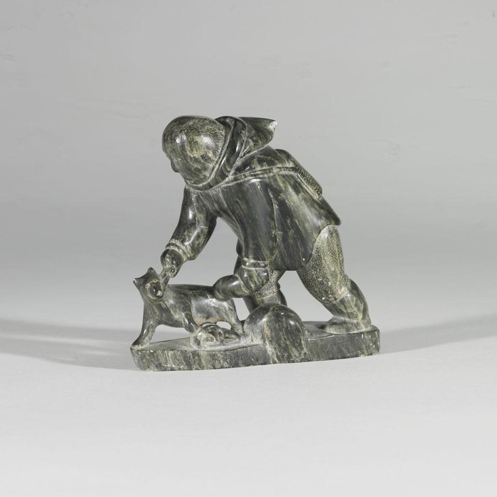 Aisa Qupirualu Alasua (1916-2003) - Man With Dog