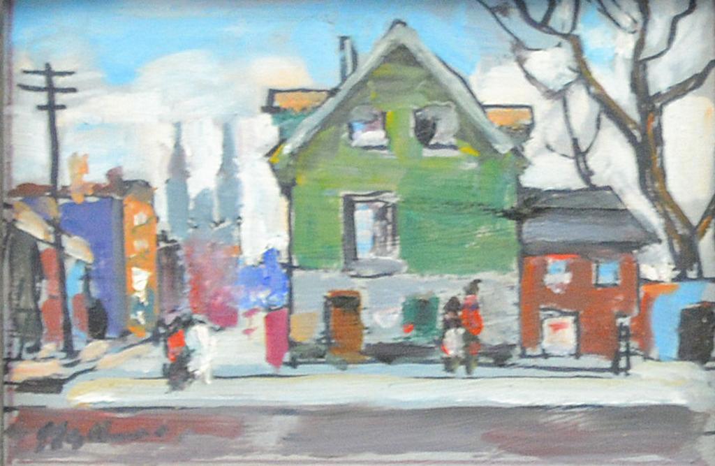Robert Stewart Hyndman (1915-2009) - Houses and Barn