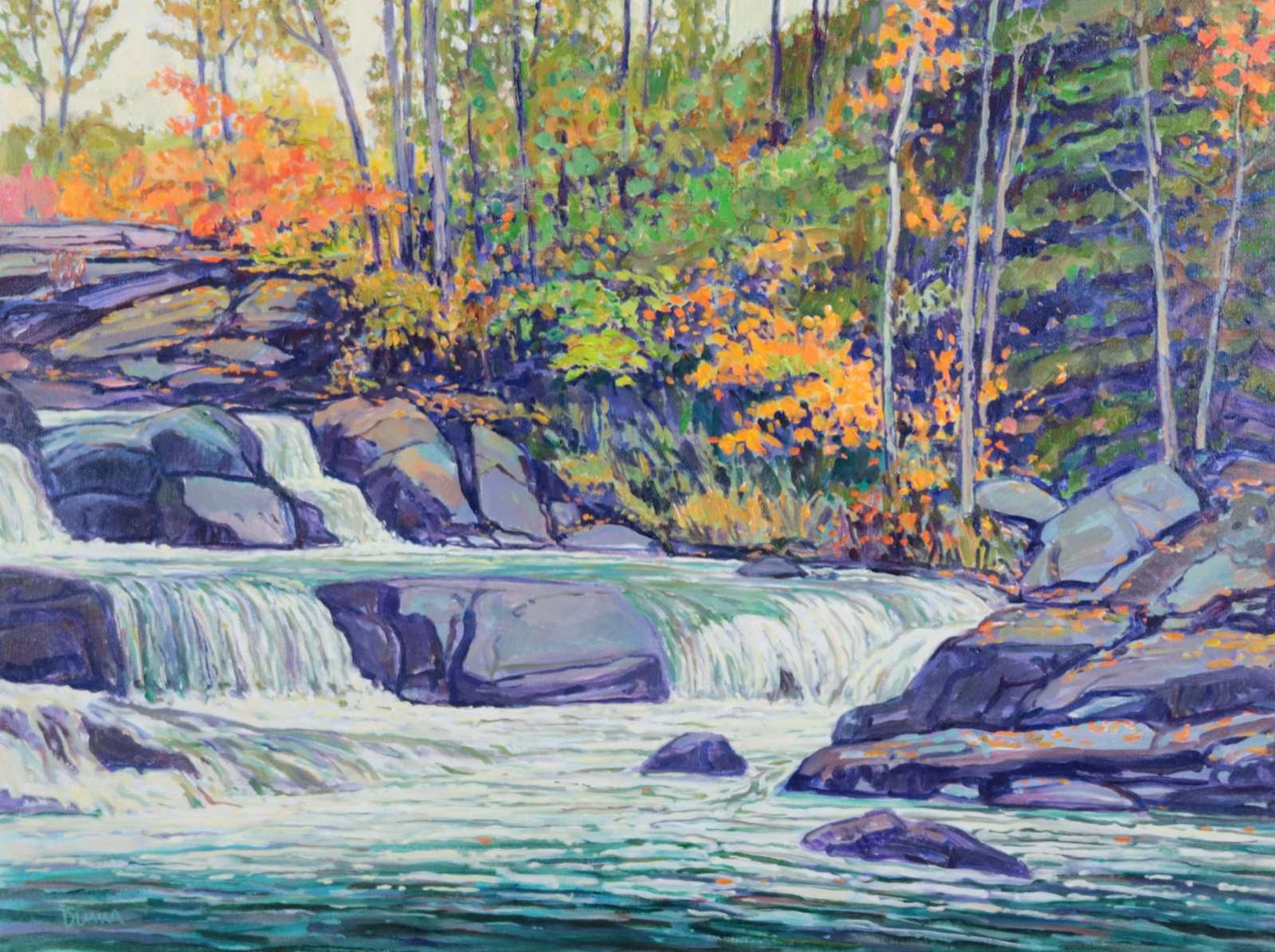 William (Bill) Duma (1936) - Colour Along The Stream; 2007