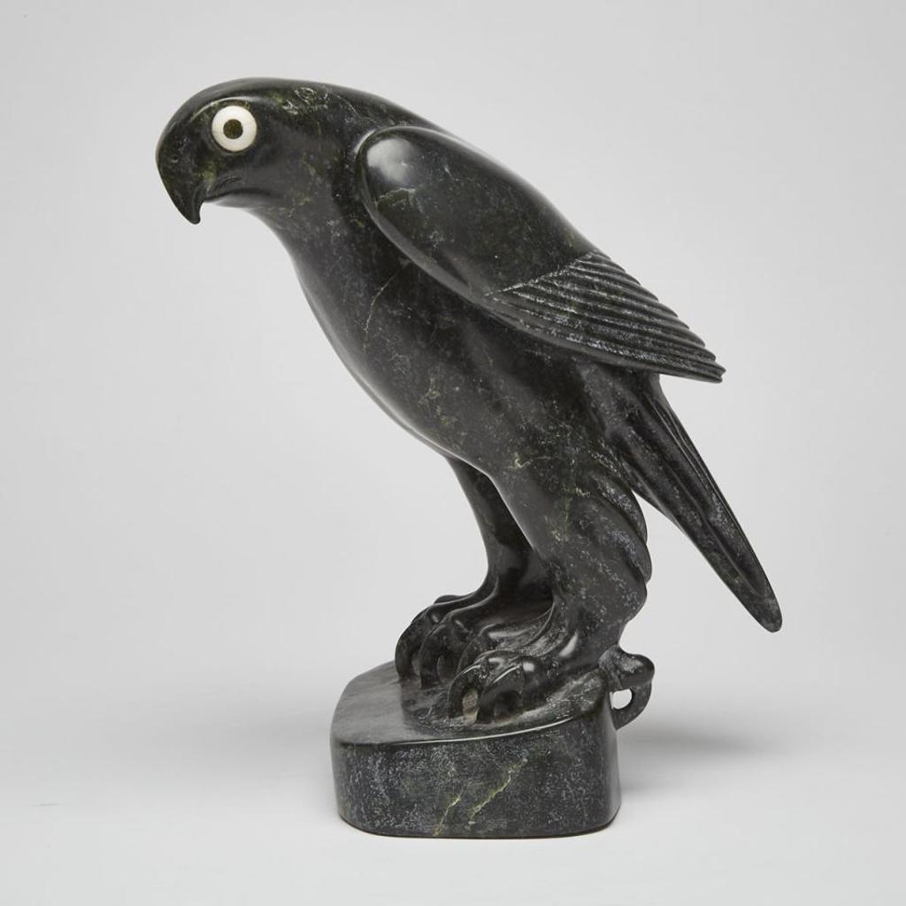 Charlie Ugyuk (1931-1998) - Perched Falcon