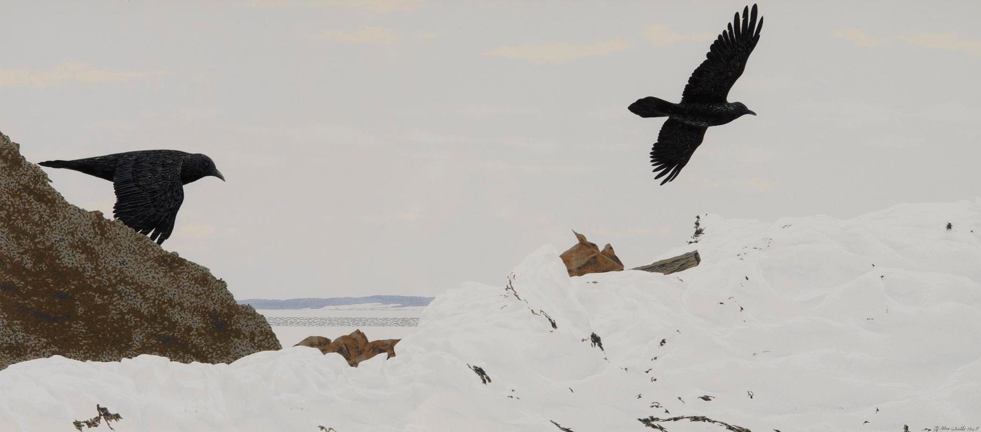 Alexander (Alex) Colville (1920-2013) - Ravens at the Dump