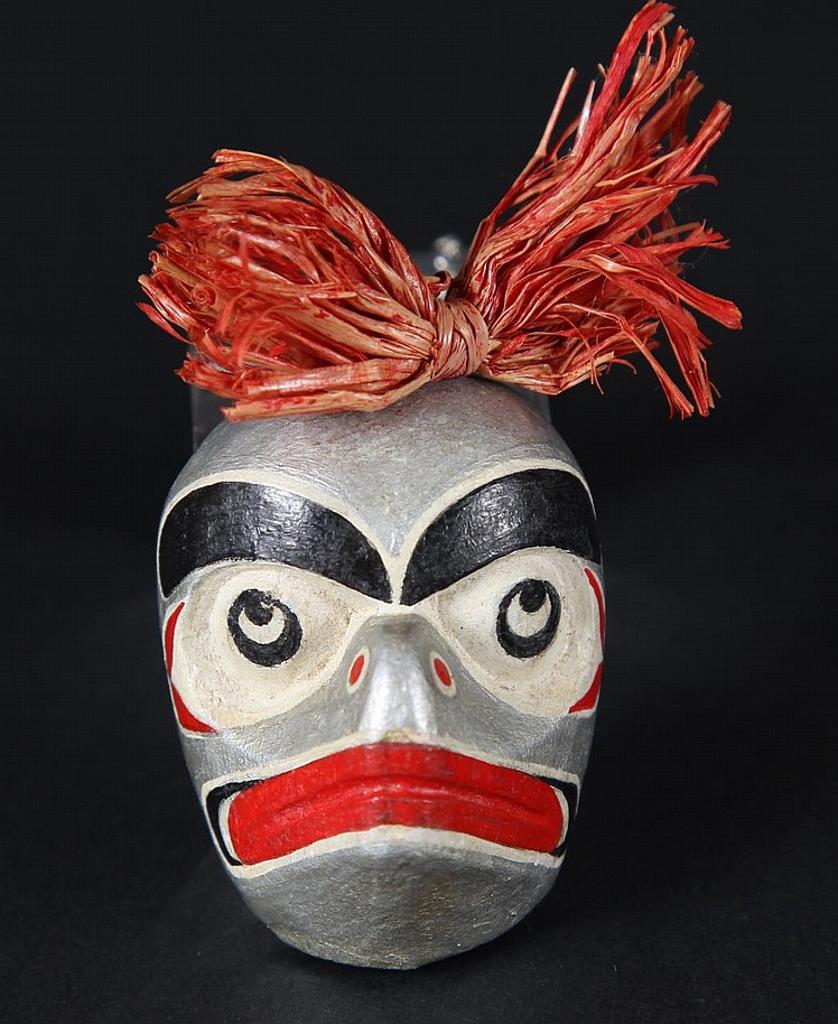 Wayne Alfred (1958) - a carved and polychromed Fish Poggy