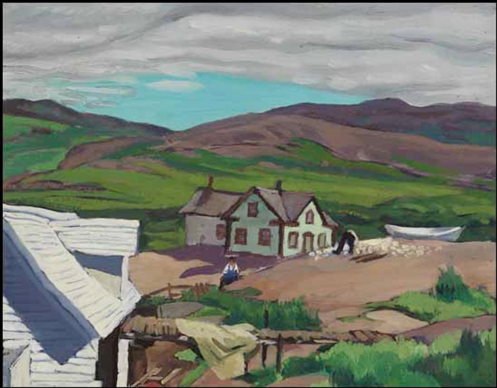 Edwin Headley Holgate (1892-1977) - Drying Fish, Mutton Bay