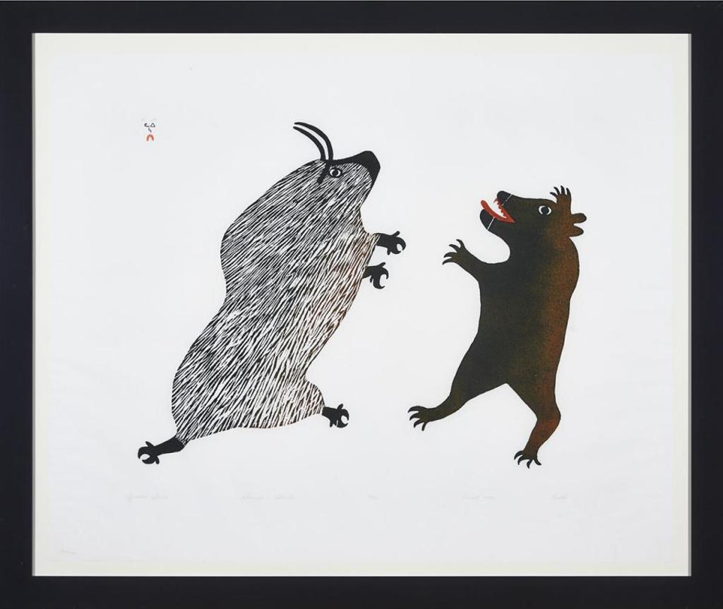 Pudlo Pudlat (1916-1992) - Aggressive Stance