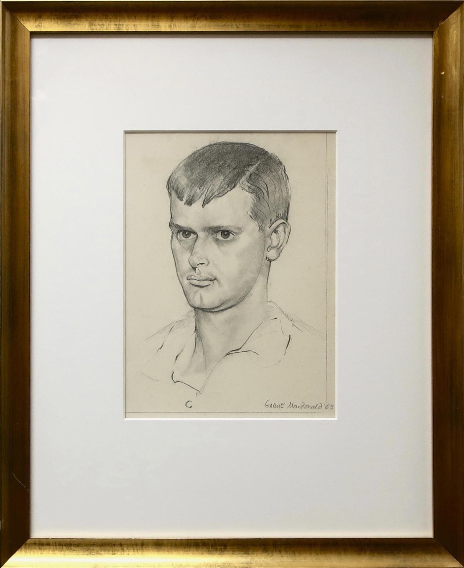 Grant Kenneth MacDonald (1909-1987) - The Undergraduate (Head Of A Man)