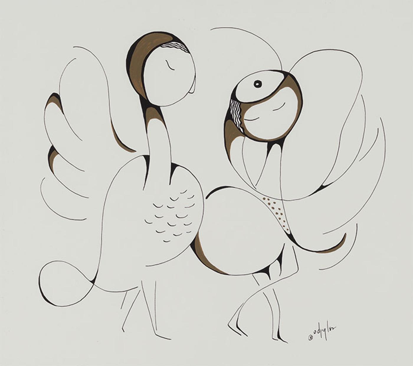 Daphne Odjig (1919-2016) - Courtship