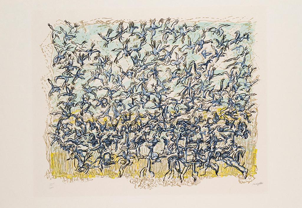 Jean-Paul Riopelle (1923-2002) - Les oies bleues