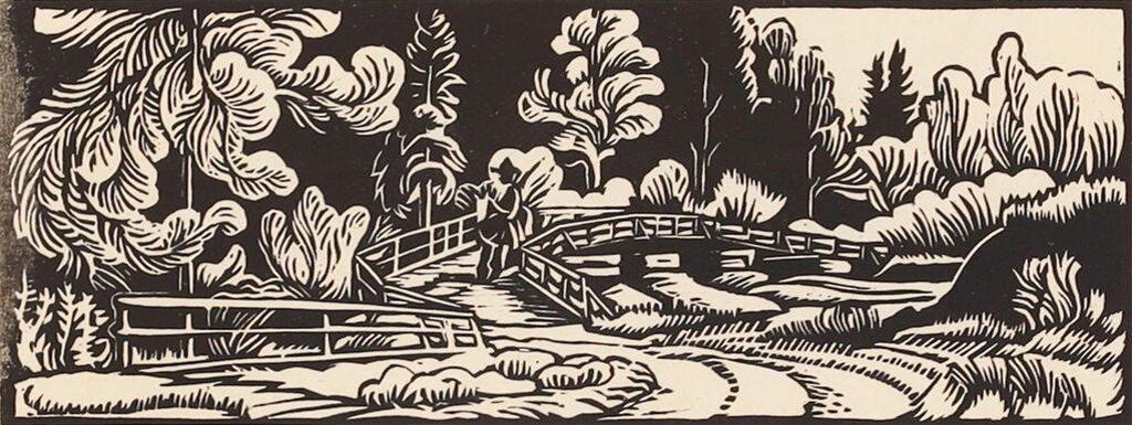 Margaret Dorothy Shelton (1915-1984) - Bridge On Lucerne Road; 1948