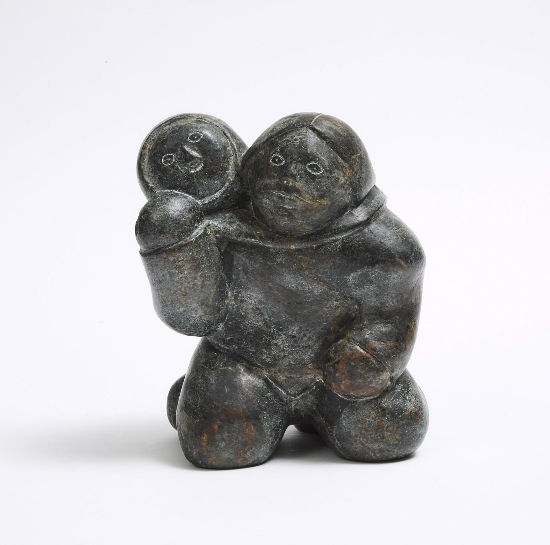 Mathew Aqigaaq (1940-2010) - Mother And Child
