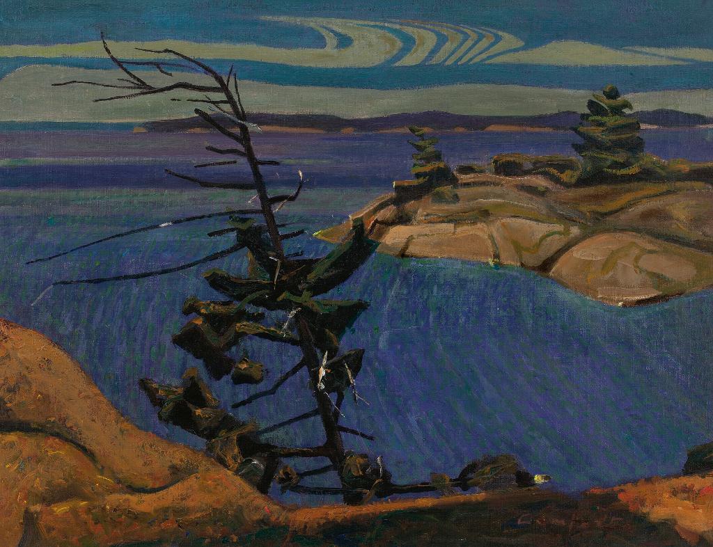 Charles Fraser Comfort (1900-1994) - The Varley Tree, Georgian Bay