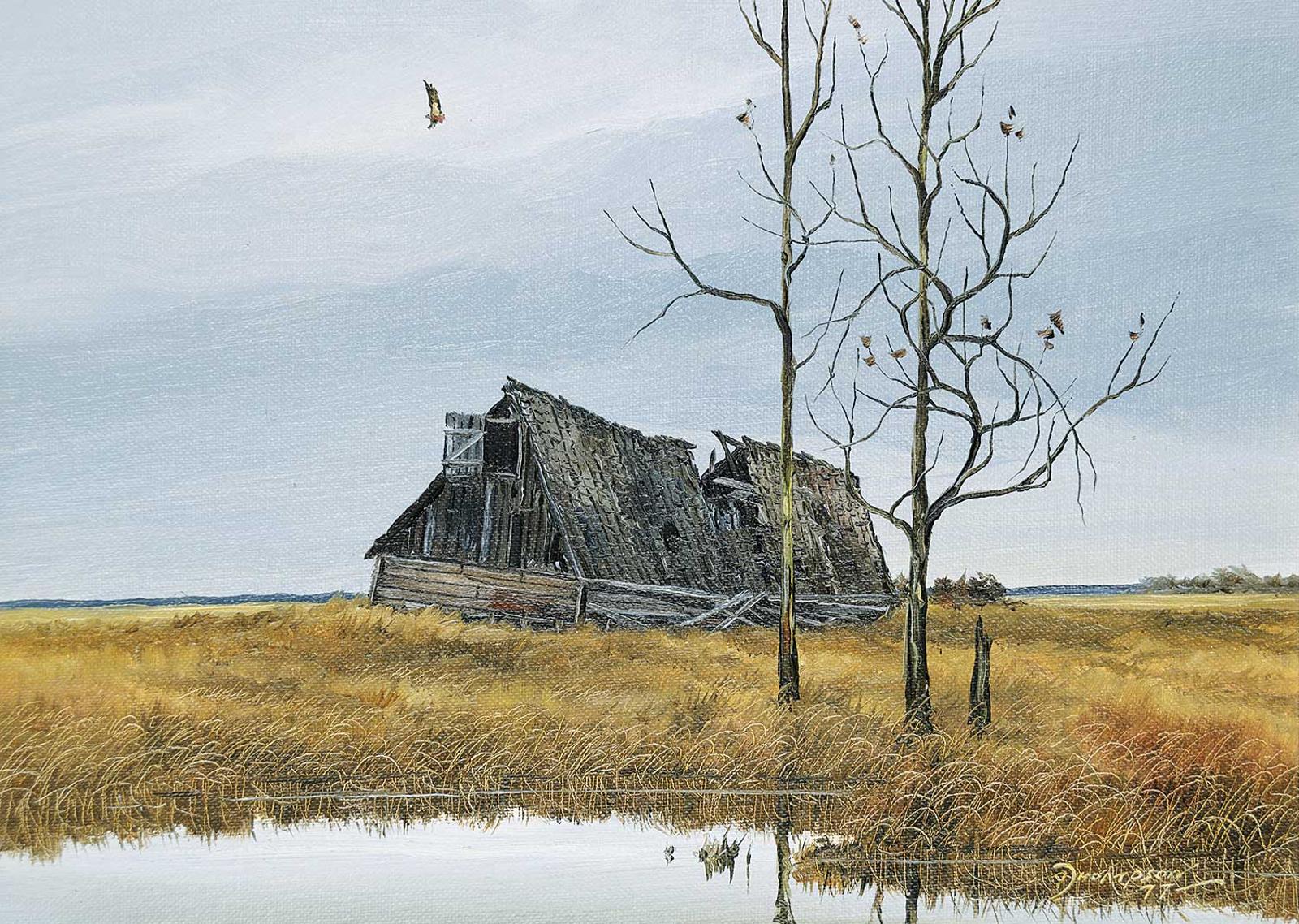 Allan Robert Thompson (1949) - Untitled - The Old Barn