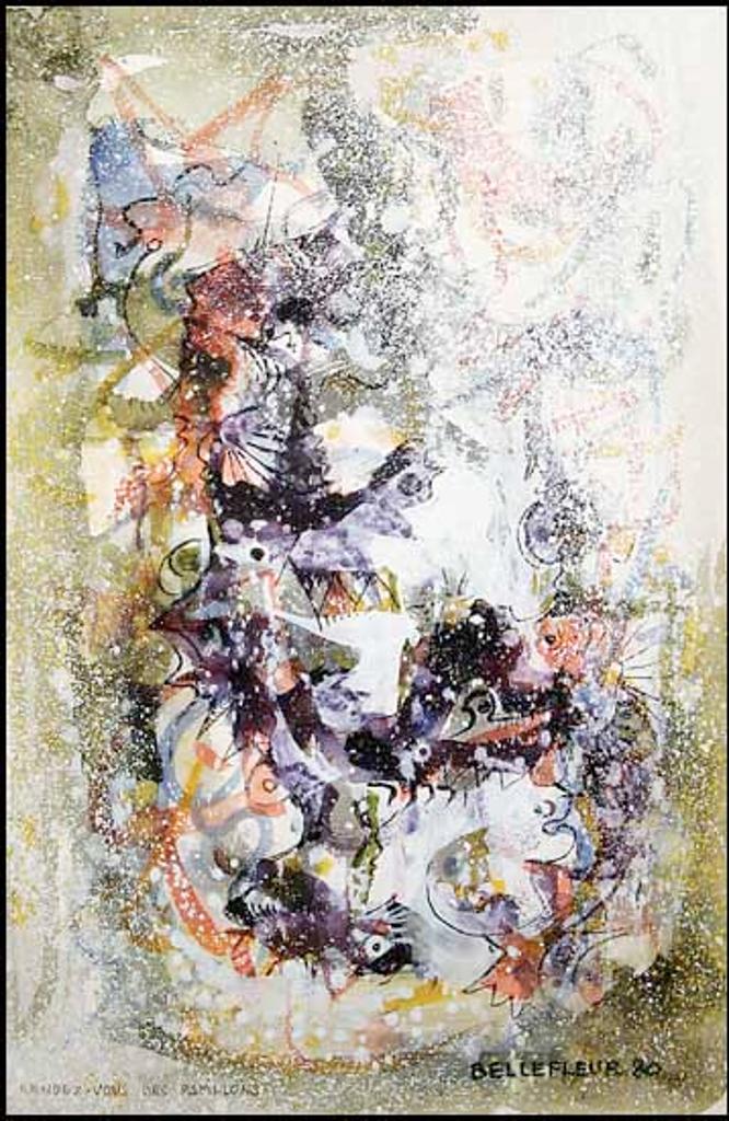Léon Bellefleur (1910-2007) - Rendez-vous des papillons