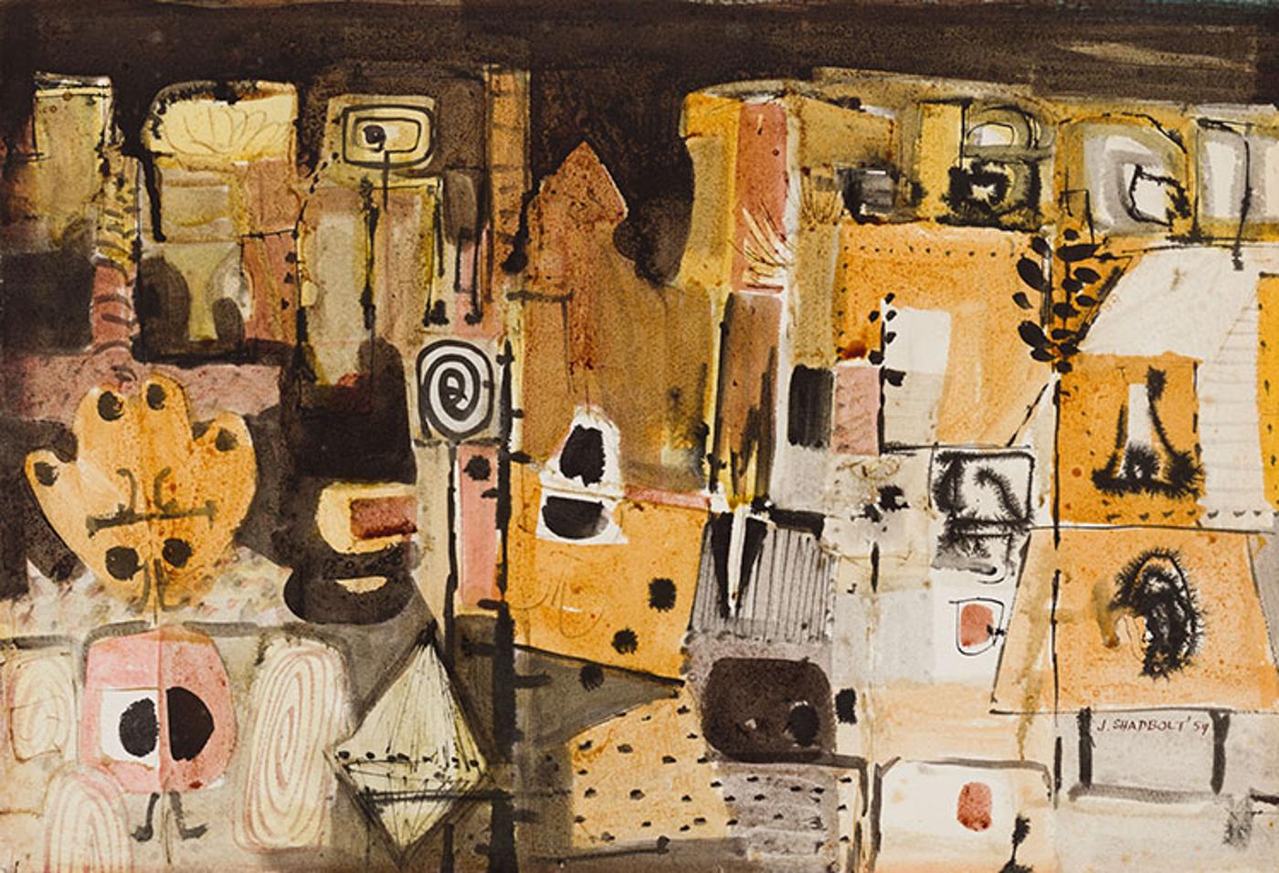 Jack Leaonard Shadbolt (1909-1998) - Untitled