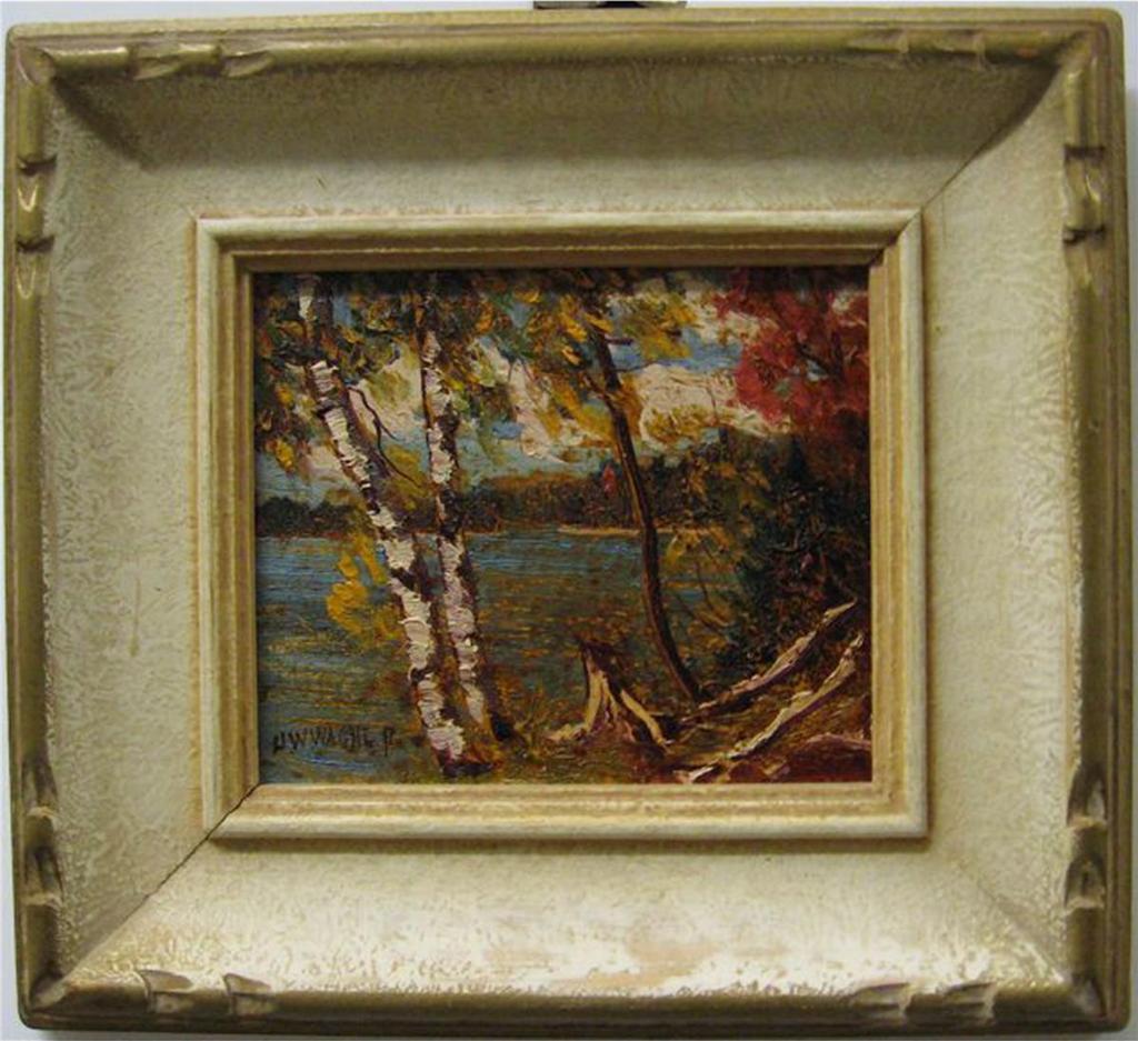 Herbert William Wagner (1889-1948) - Lake Thru Birches