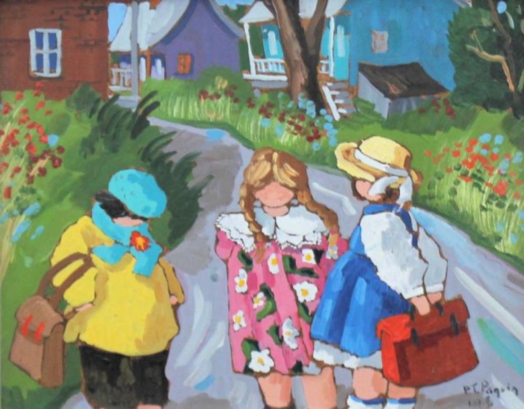 Pauline Thiboudeau Paquin (1952) - Before School