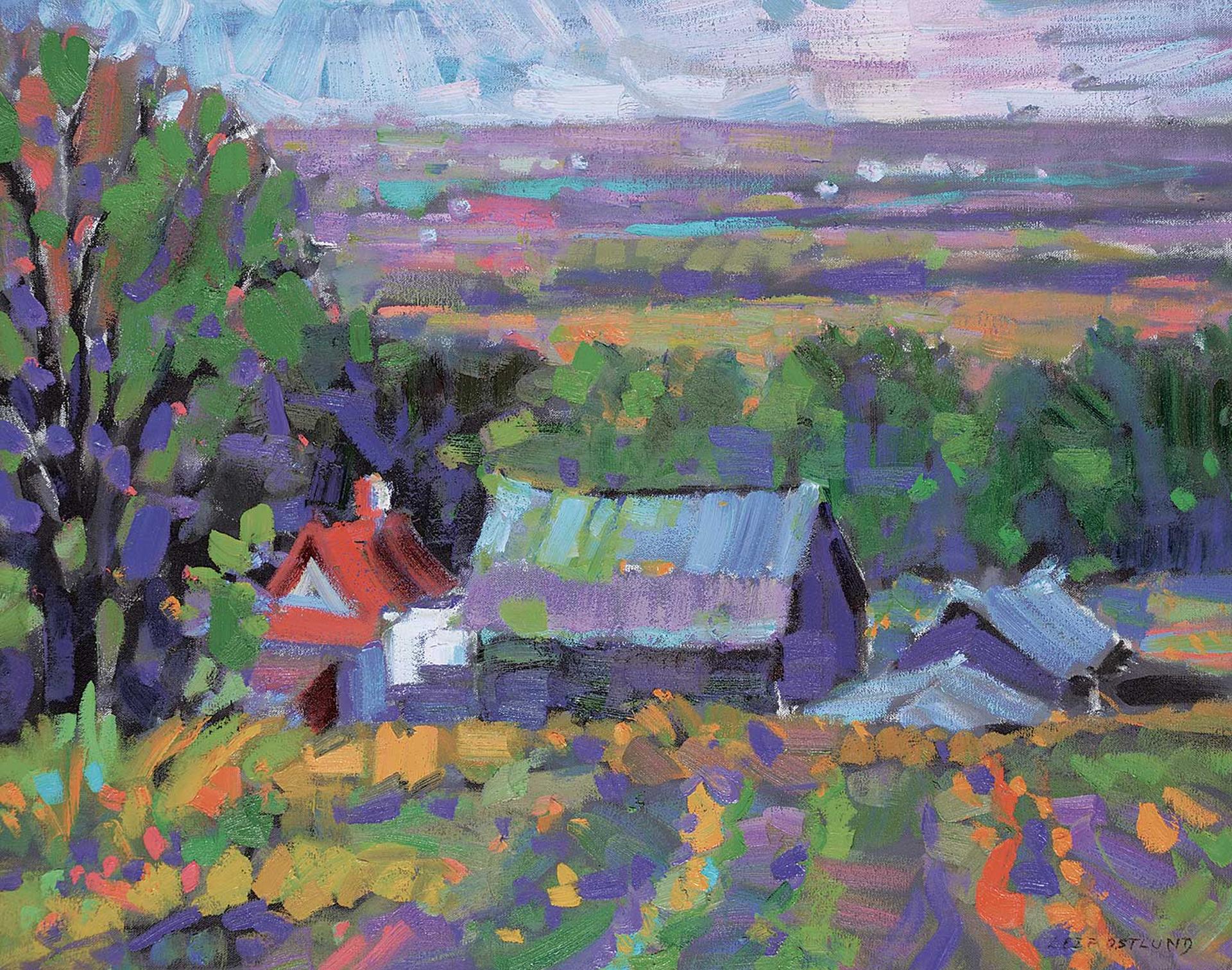 Leif Ostlunb - The Red Farmhouse