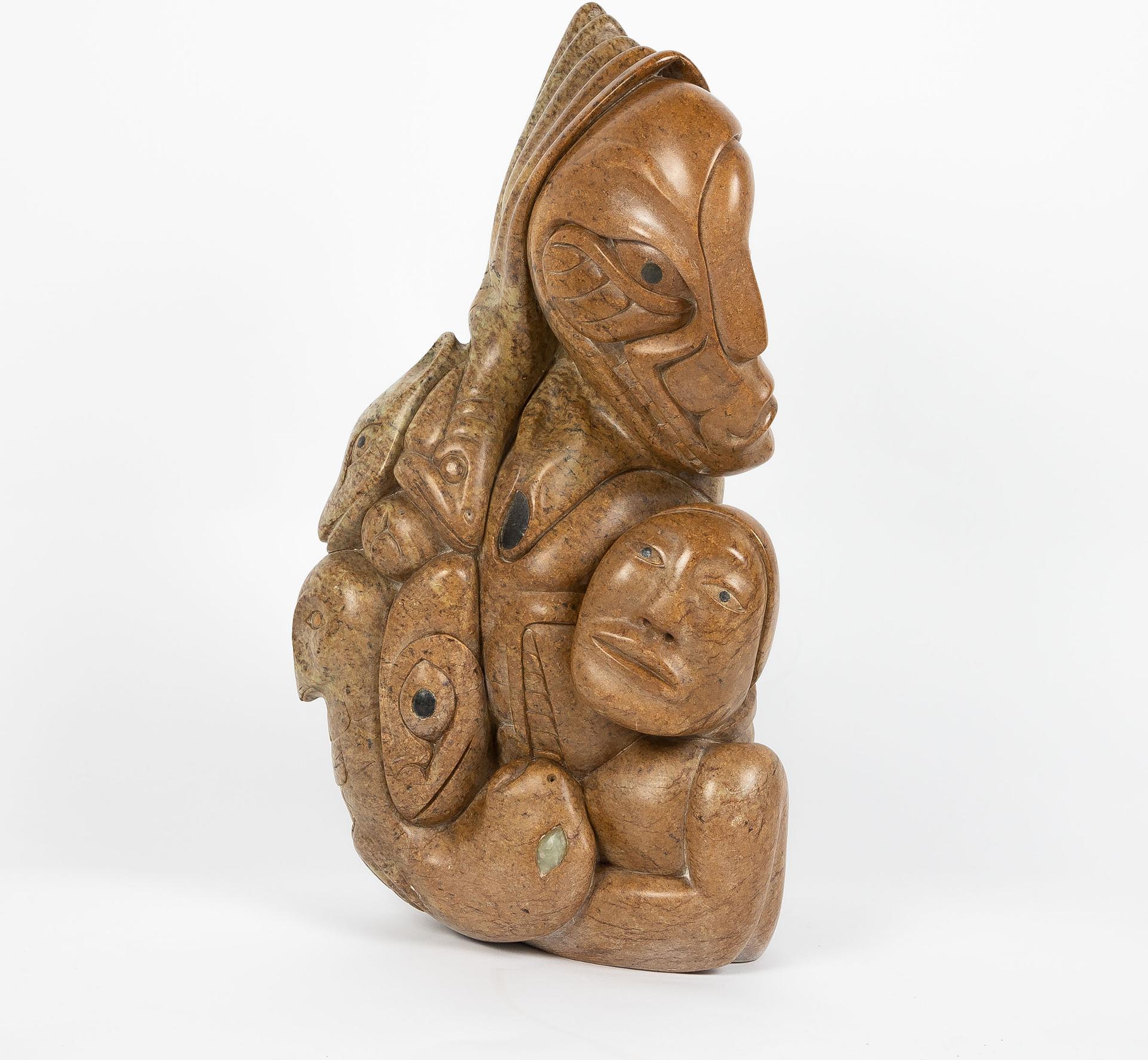 Abraham Apakark Anghik (1951) - Spirit Shaman And Animals