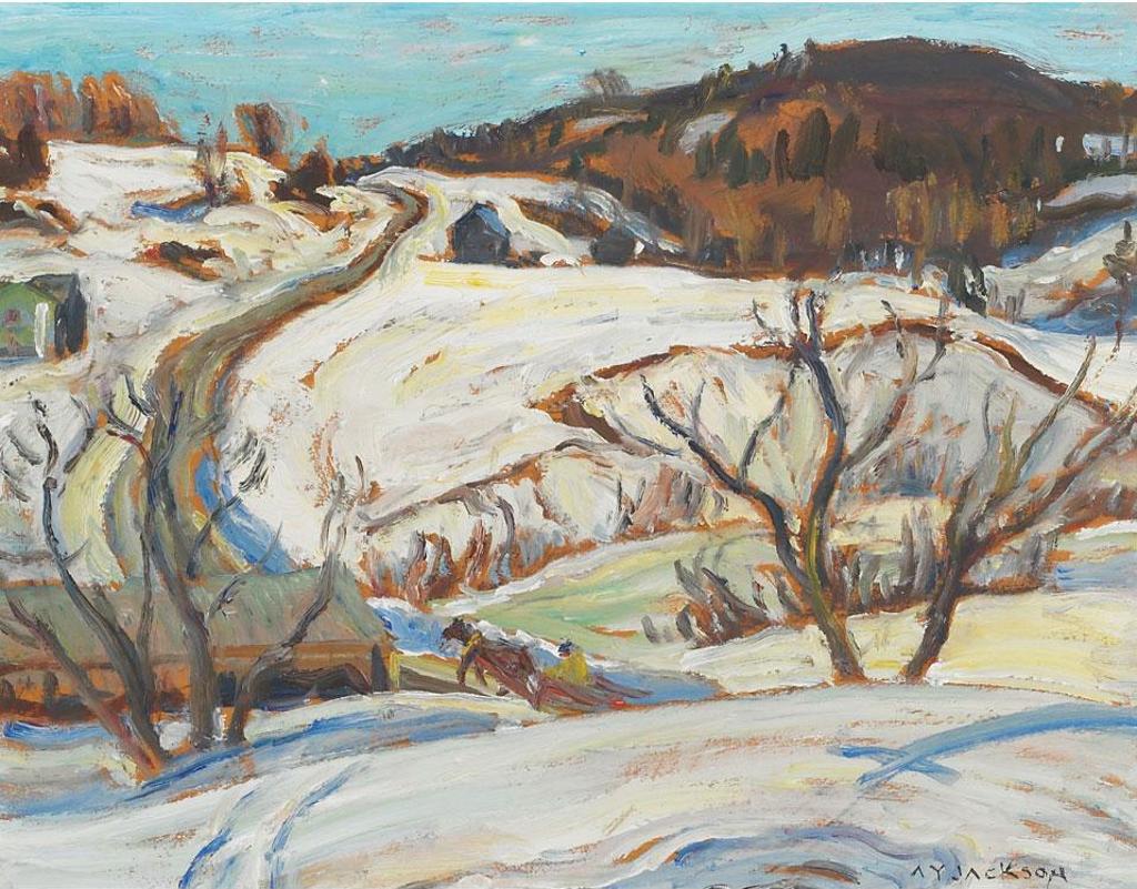 Alexander Young (A. Y.) Jackson (1882-1974) - Boileau, Que., March 1967