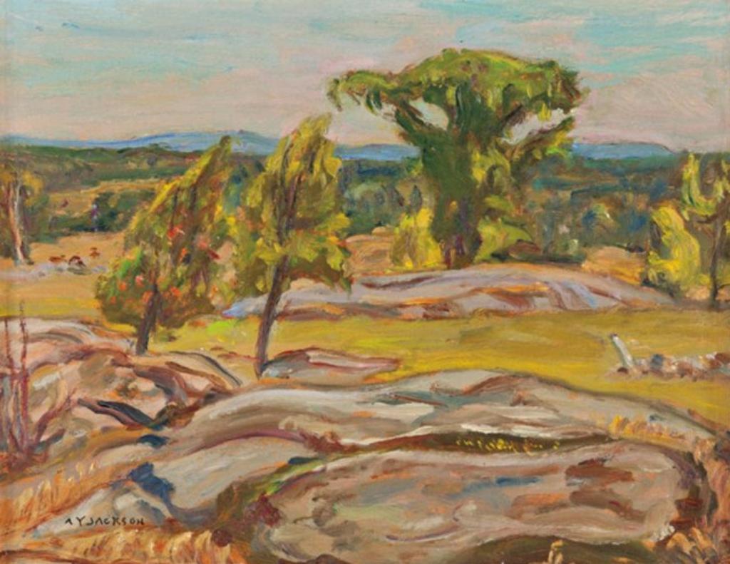 Alexander Young (A. Y.) Jackson (1882-1974) - Farmland, Madoc Ontario