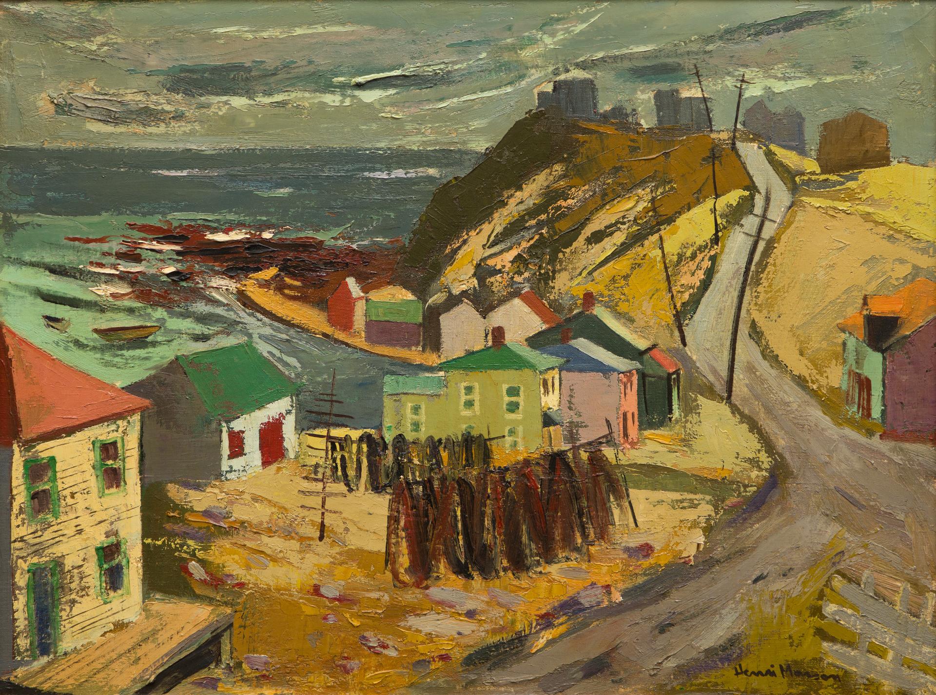 Henri Leopold Masson (1907-1996) - St-Joachim de Tourelles, Gaspésie, c. 1965