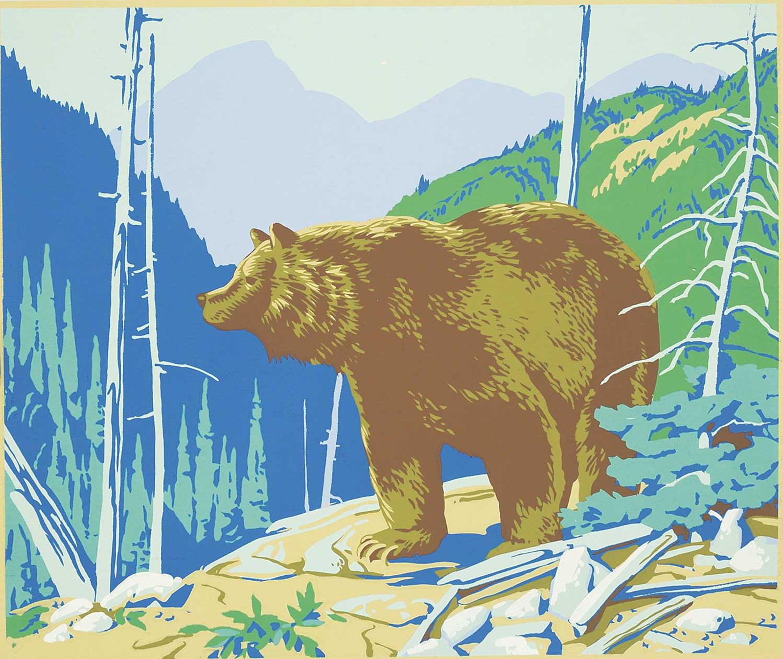 Alfred Joseph (A.J.) Casson (1898-1992) - Untitled - Bear