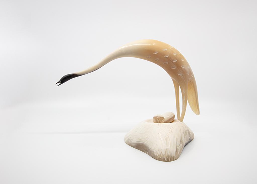 Colin Okheena (1961) - Crane with Eggs