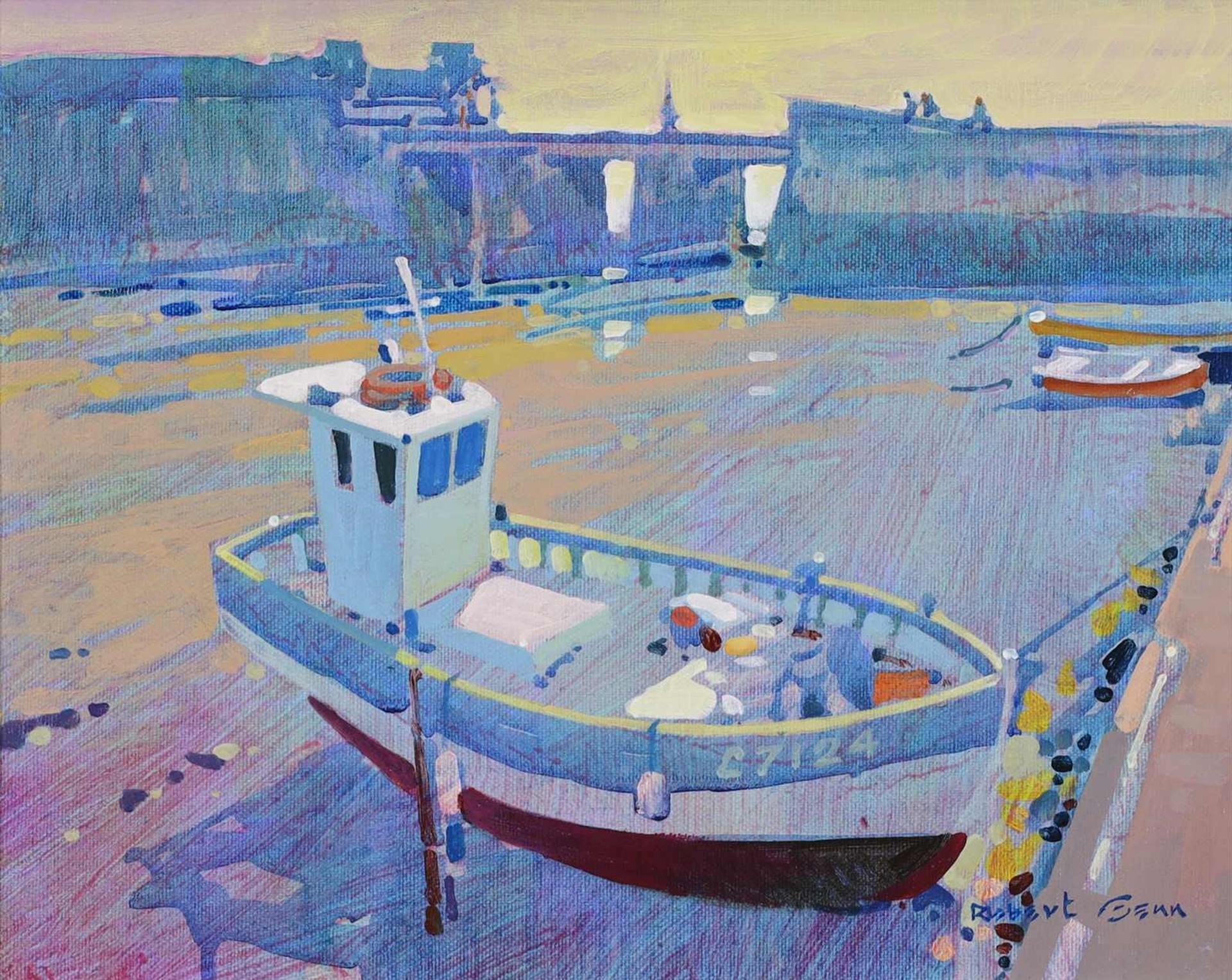Robert Douglas Genn (1936-2014) - Contraluz At Concarneau (Pont-Aven, Brittany); 1984