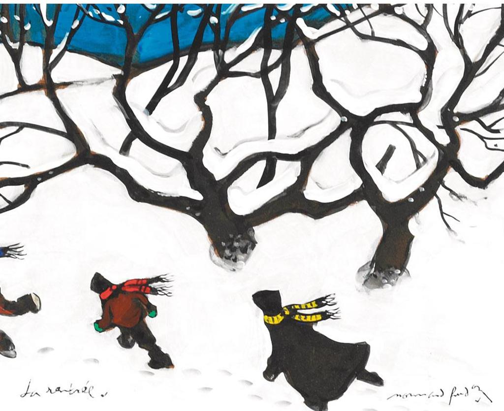 Normand Hudon (1929-1997) - La Rentree
