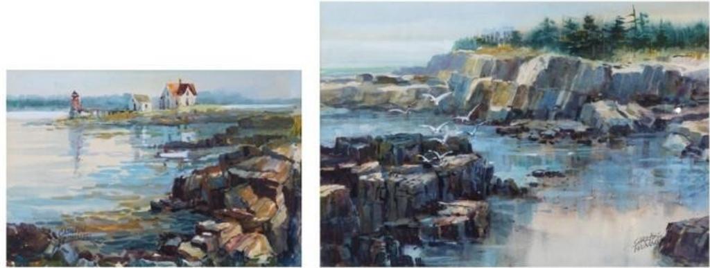 Carlton Plummer (1929) - Maine Coastal Scenes (two)