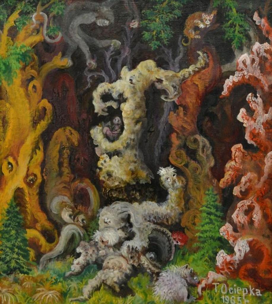 Teofil Ociepka (1891-1978) - Haunted Forest,1965