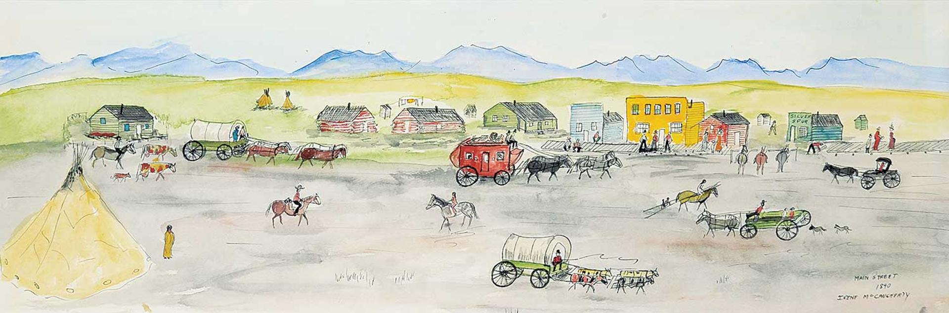 Irene E. McCaugherty (1914-1996) - Main Street, 1890