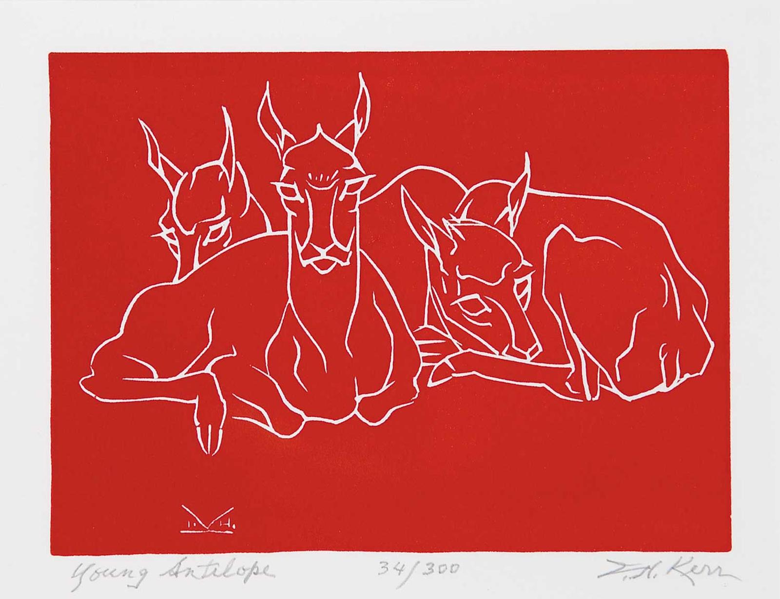 Illingworth Holey (Buck) Kerr (1905-1989) - Young Antelope #34/300