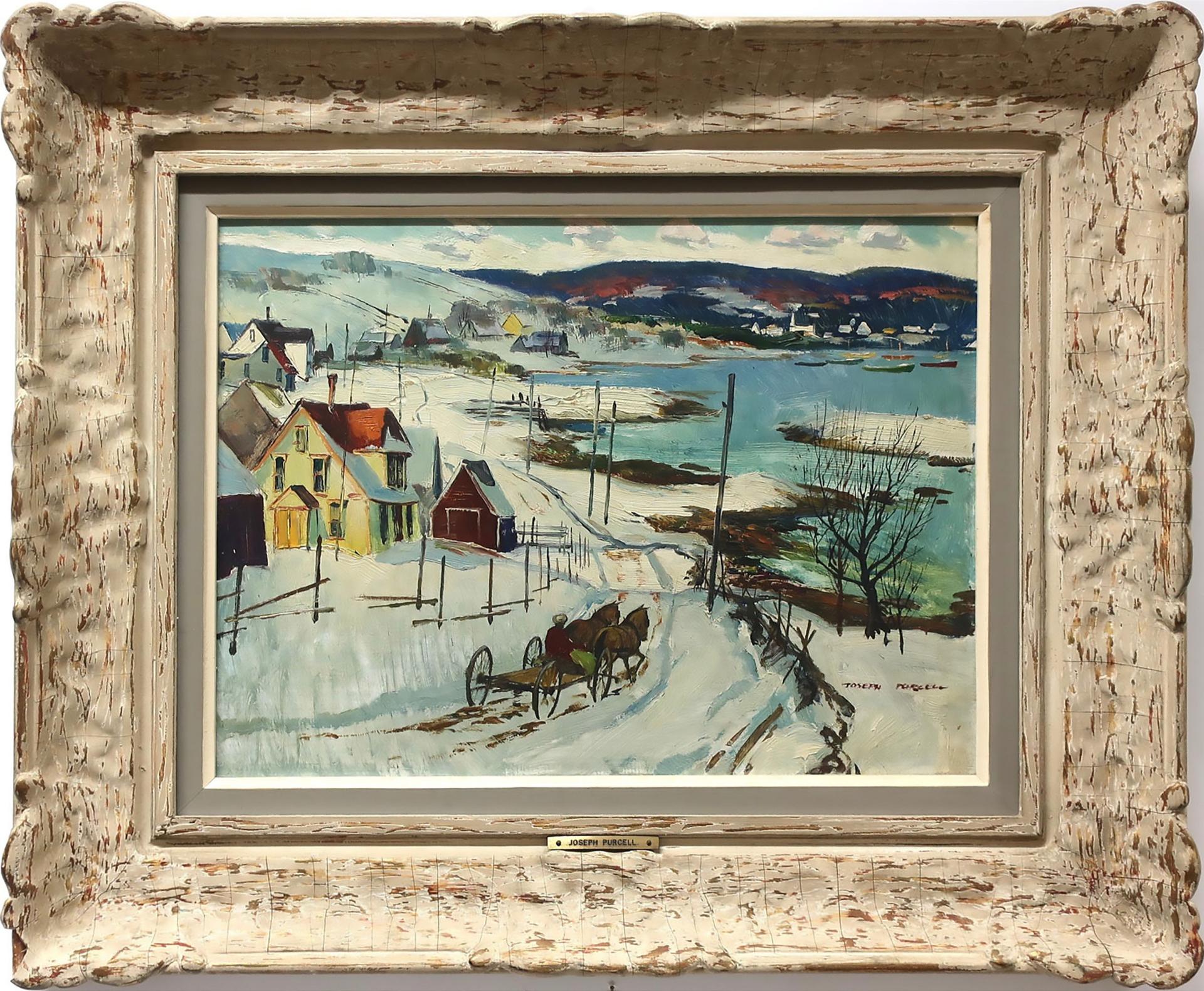 Joseph Douglas Purcell (1927-2015) - Shore Road To Riverport, Nova Scotia