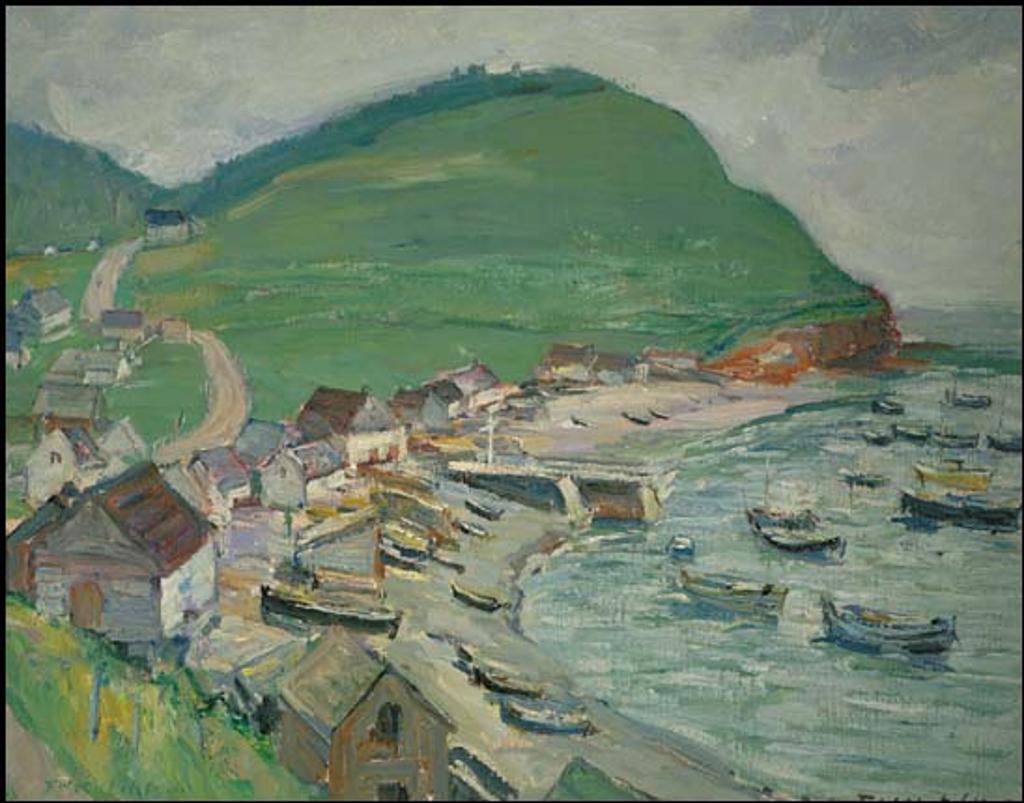 Frederick William Hutchison (1871-1953) - Fishing Village, Gaspé Coast
