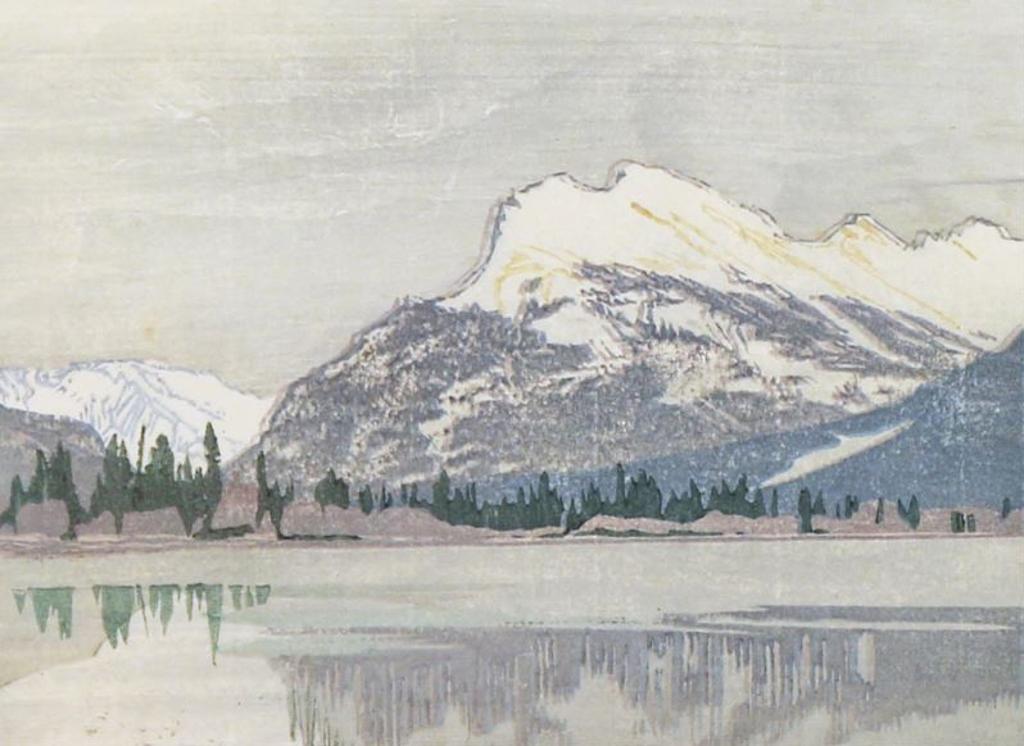 Walter Joseph (W.J.) Phillips (1884-1963) - Rundle, Winter; 1949