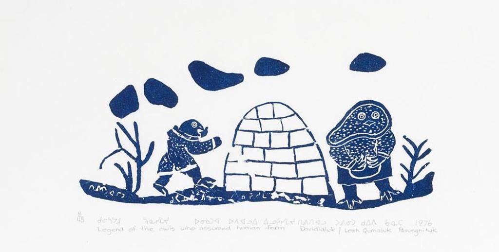 Davidialuk Alasua Amittu (1910-1976) - Legend Of The Owls Who Assumed Human Form