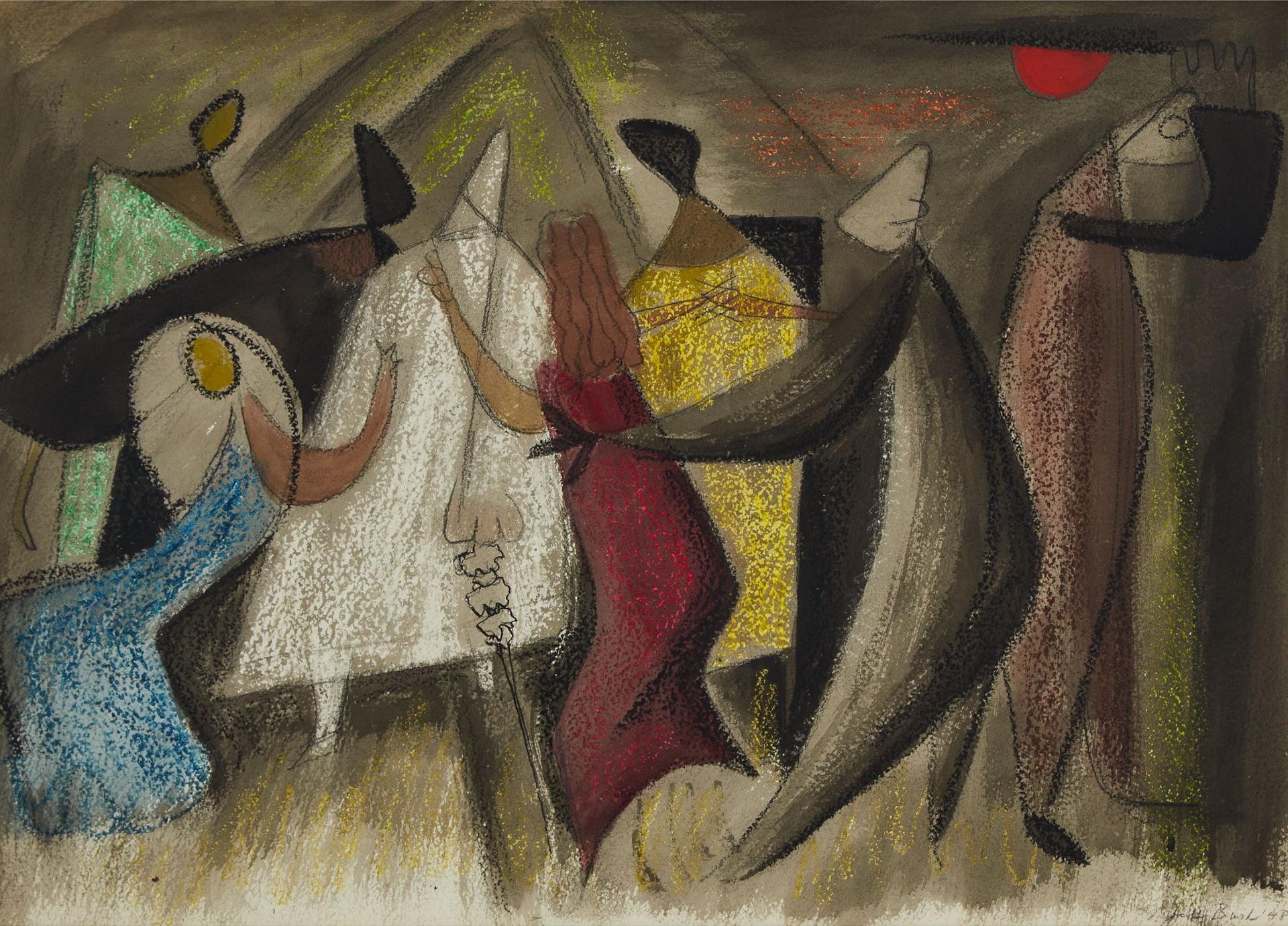 Jack Hamilton Bush (1909-1977) - The Beseechers, 1948