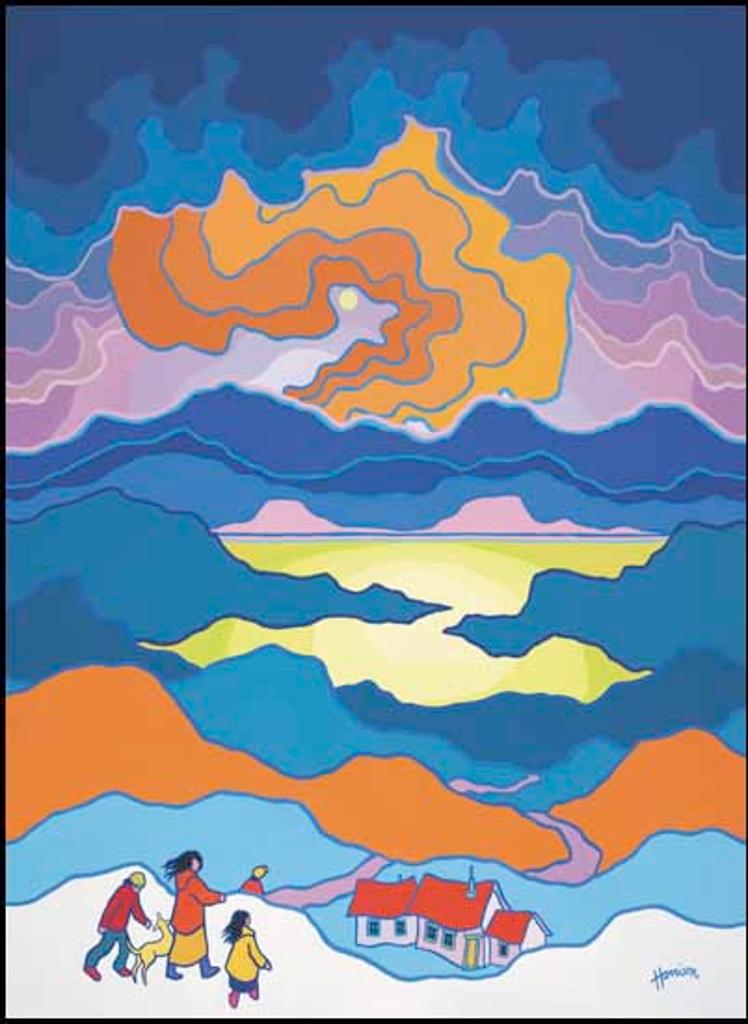 Ted Harrison (1926-2015) - Windy Lake